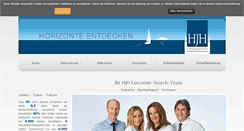 Desktop Screenshot of hjh-personalberatung.de