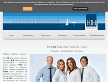 Tablet Screenshot of hjh-personalberatung.de